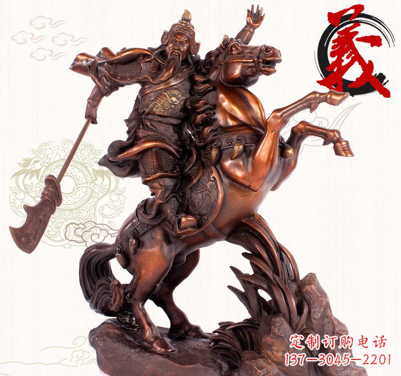 长春中领雕塑:脱胎于古代传奇的关公铜雕
