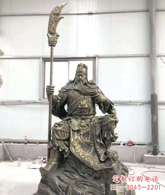 长春关公铜雕,令您的装饰更加添彩
