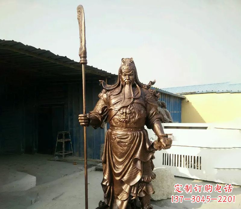 长春关公人物铜雕