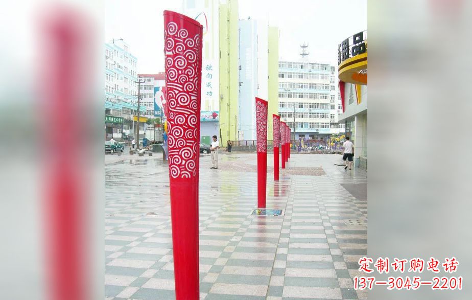 长春精致的不锈钢火炬雕塑