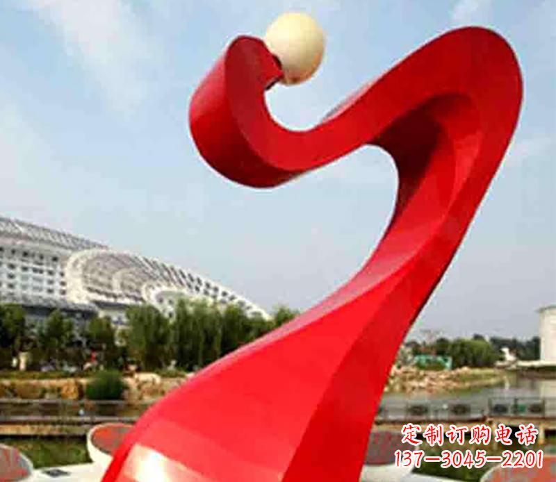 长春不锈钢飘带景观雕塑,重新定义型格空间