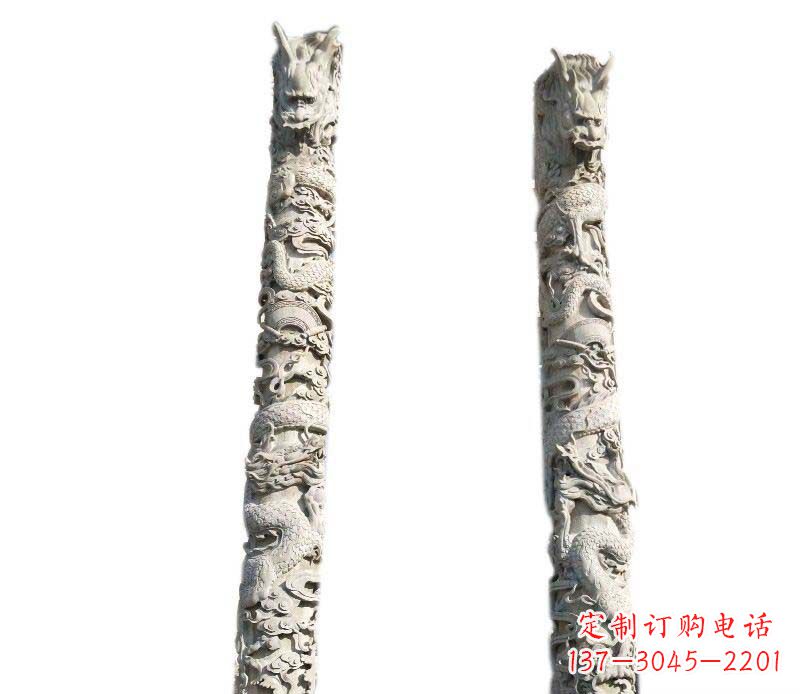 长春欣赏传统工艺,邀请专业大理石龙柱雕塑