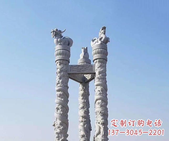 长春中领雕塑:精致石雕龙柱,展现时尚文化之美