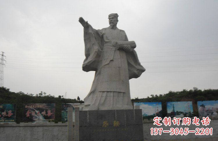 长春高级大理石商鞅雕塑,传承古老文化