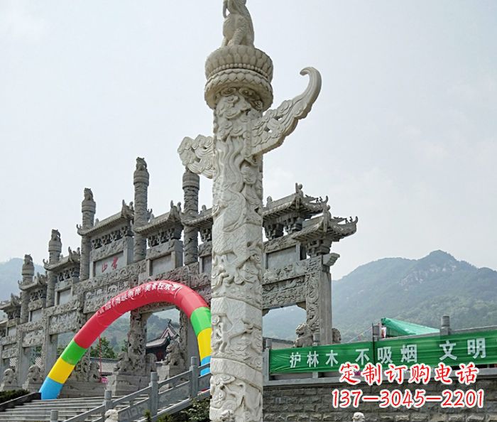 长春中领雕塑汉白玉华表石雕--专业的定制雕塑制作服务
