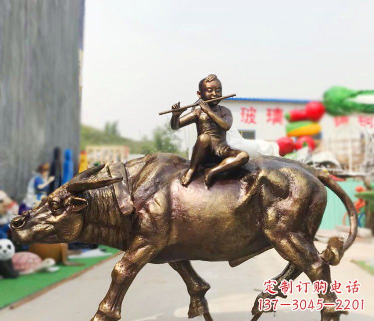 长春牧童铜雕:唤醒温暖的旅程