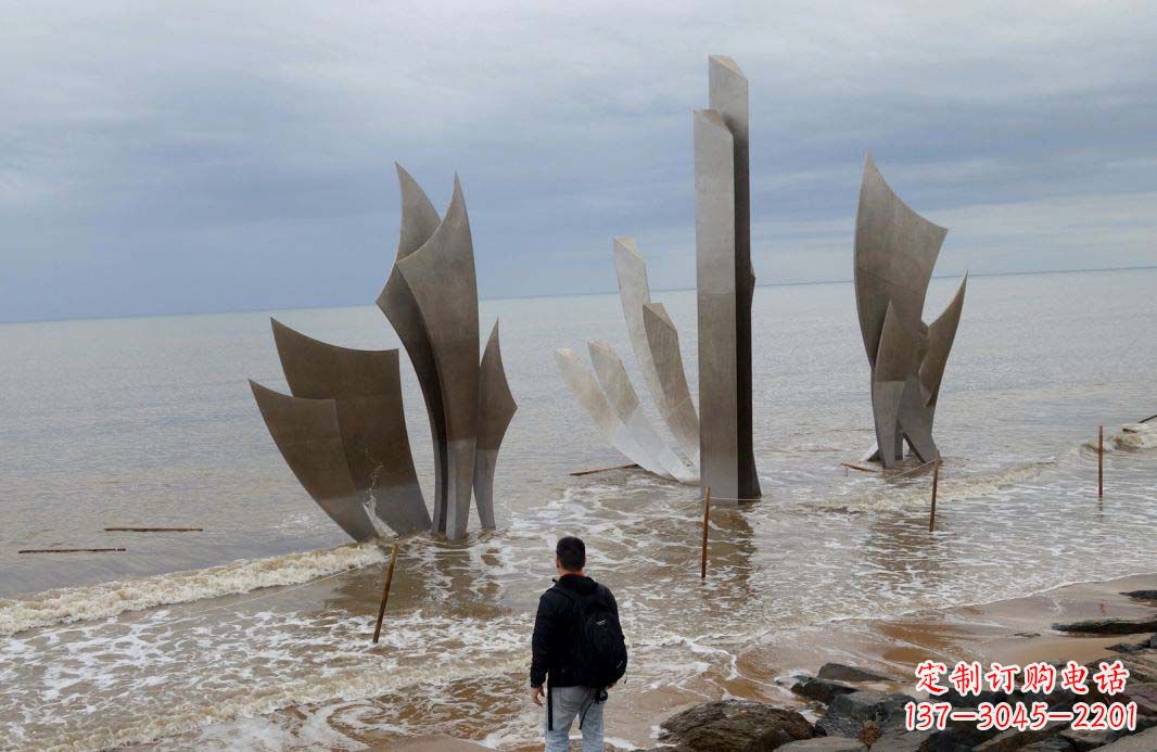 长春海洋船帆雕塑——送给宁静海滩的时刻