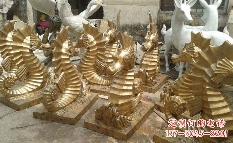 长春精美的海马动物铜雕,为您带来精致的审美享受