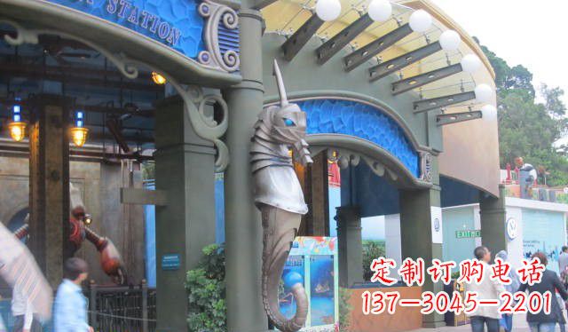 长春海马铜雕,一流的马雕塑制作