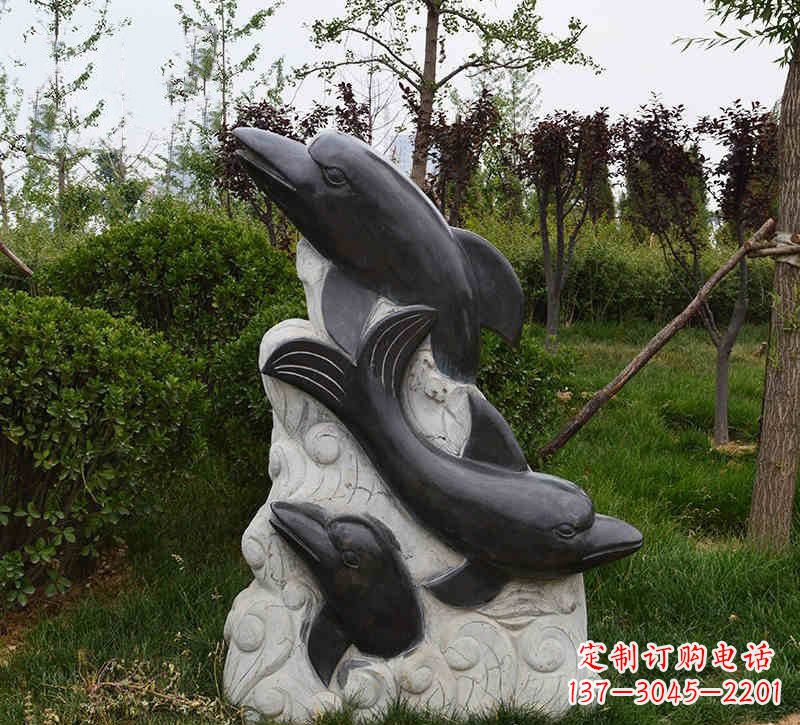 长春特色海豚雕塑,带您体验最真实的海洋梦想