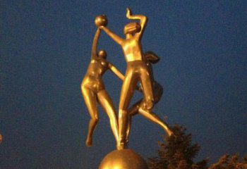 长春艺术化尽展，欣赏活力女孩景观铜雕