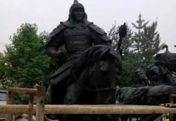 长春浪漫古将骑马铜雕，让您感受古代将军的风采！