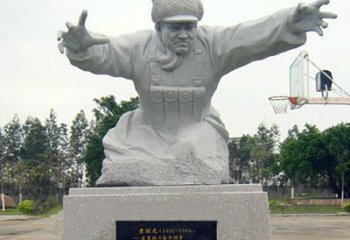 长春中领雕塑|专业制作黄继光石雕