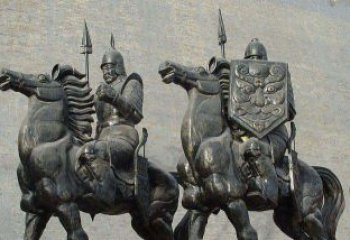 长春中领雕塑推出的将军铜雕以古代将军的形象为…