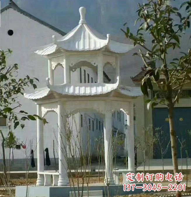 长春汉白玉凉亭雕塑,为您打造完美的艺术空间