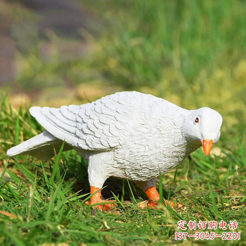 长春中领雕塑:传递和平与爱的和平鸽雕塑