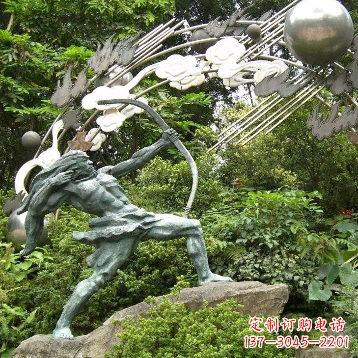 长春后羿射日雕塑