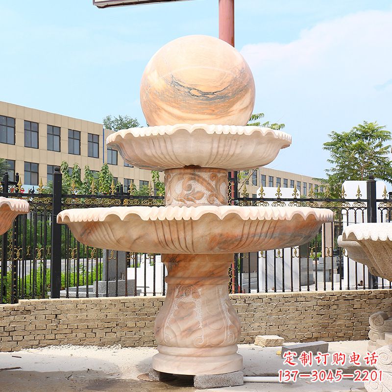 长春湖南石雕风水球
