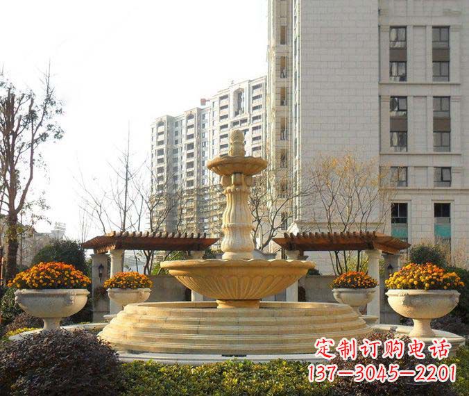 长春多层喷泉石雕,一个非凡的视觉盛宴