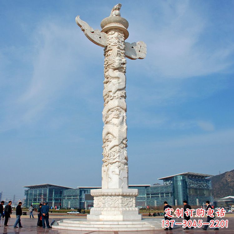 长春华表石柱子城市广场景观柱