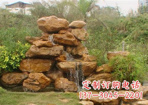 长春黄蜡石假山雕塑,古典美感与精细工艺的完美结合