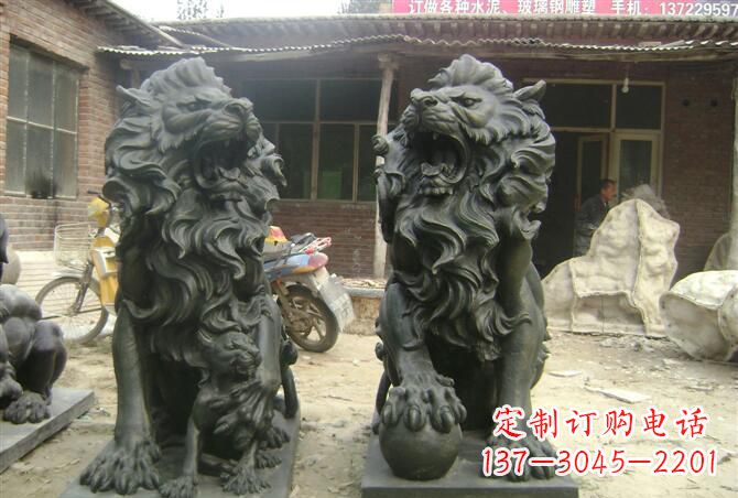 长春高质量铜制狮子雕塑