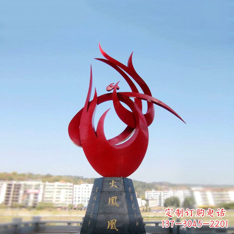 长春火凤凰不锈钢雕塑
