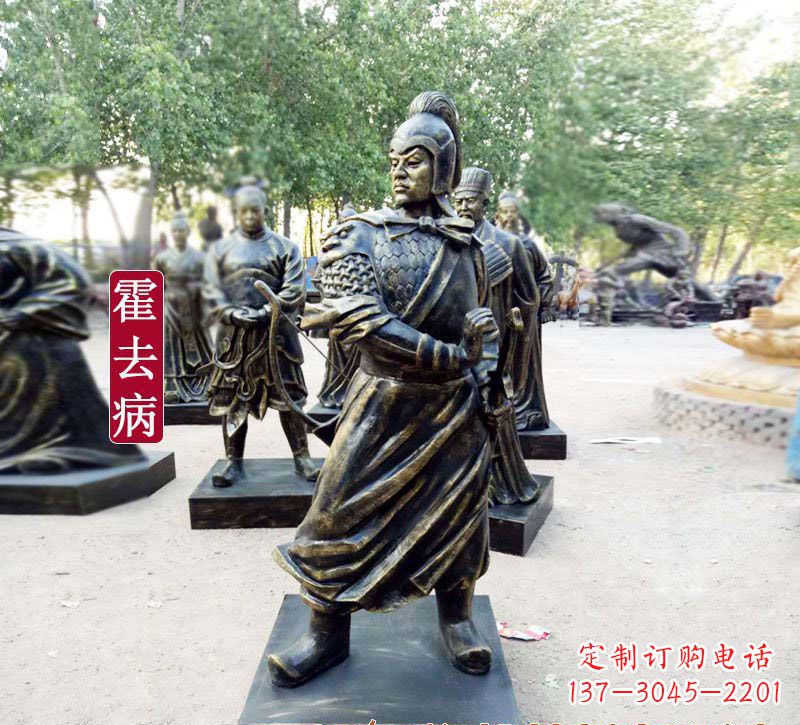 长春纪念级霍去病铜雕，传承不凡的文化记忆