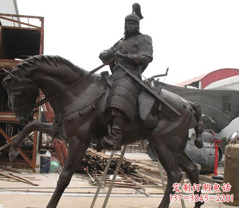 长春将军骑马人物铜雕