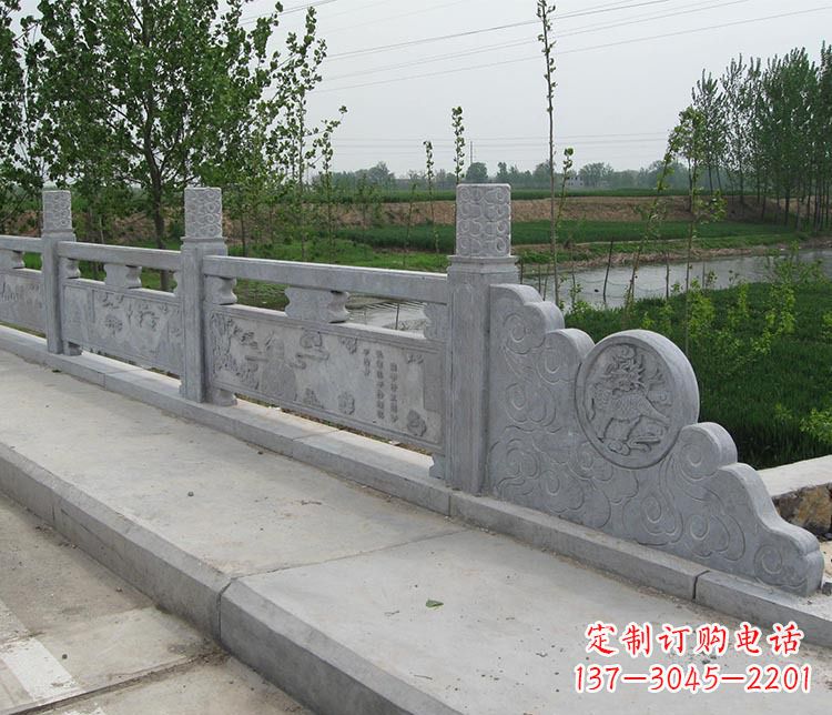 长春景区大理石栏板石雕 (9)