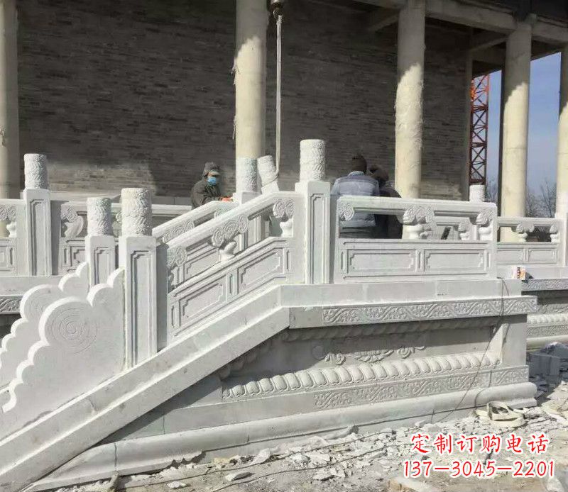 长春景区大理石栏板石雕 (10)