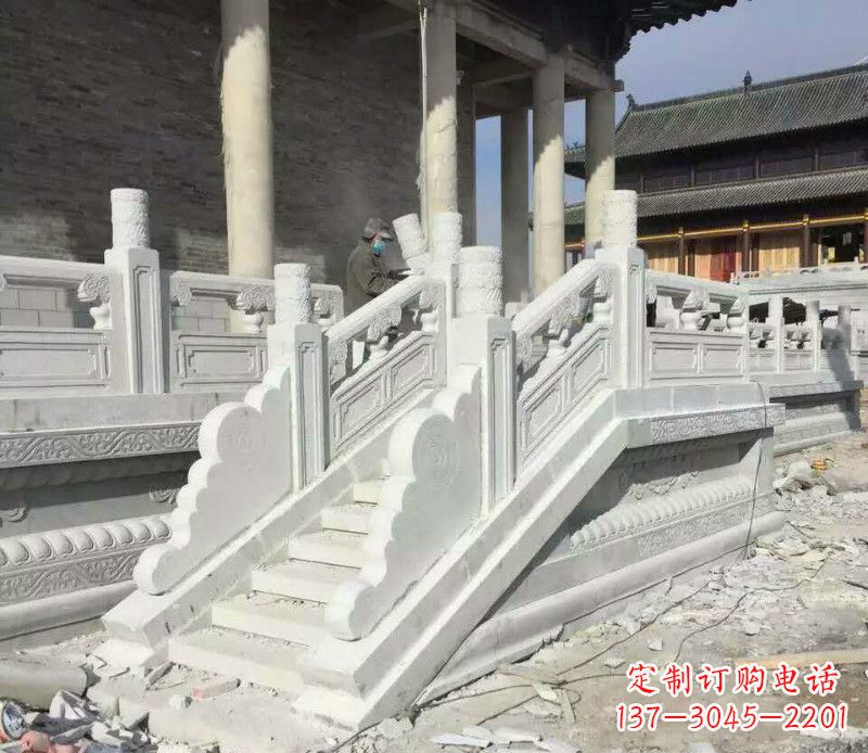 长春景区大理石栏板石雕 (11)