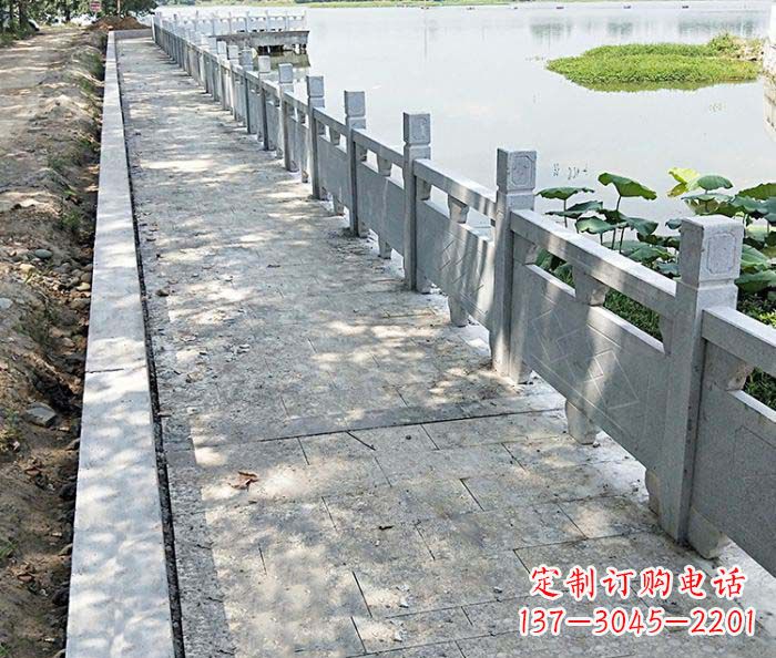 长春景区大理石栏杆石雕_1
