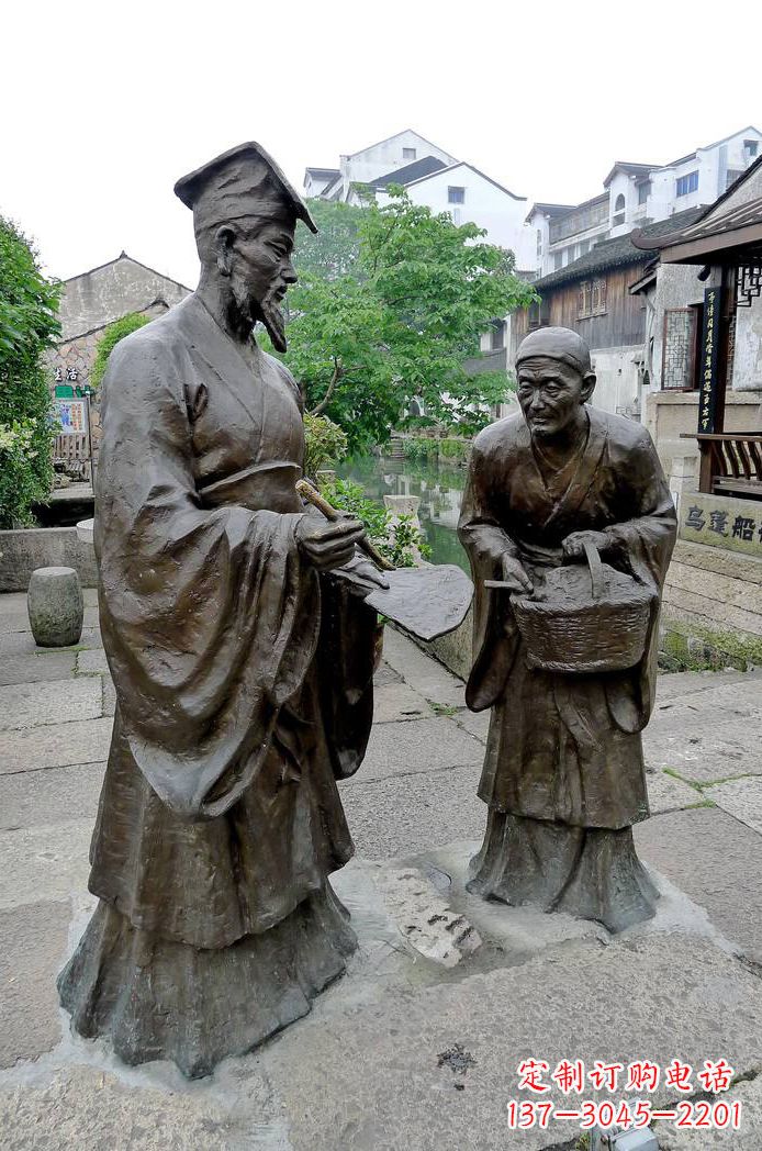 长春经典雕塑:王羲之情景小品