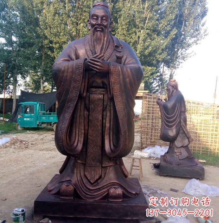 长春具有传奇色彩的孔子雕塑
