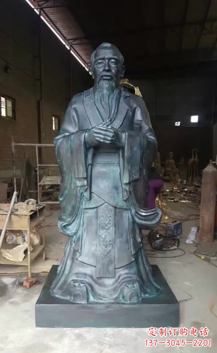 长春孔子青铜雕塑 (3)