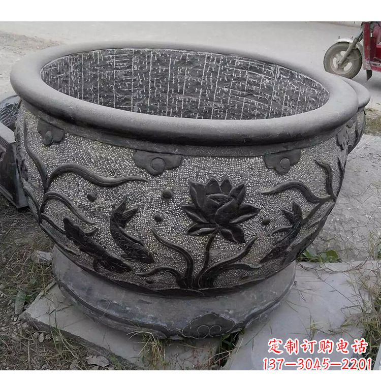 长春老青石水缸