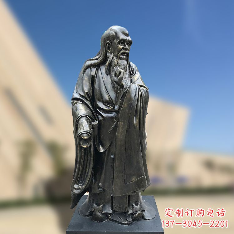 长春精美老子雕像,体现哲学思考之美