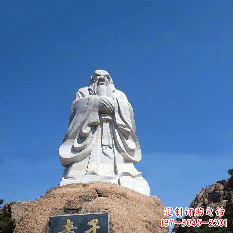 长春经典的老子雕像,手工制作的沉思之作