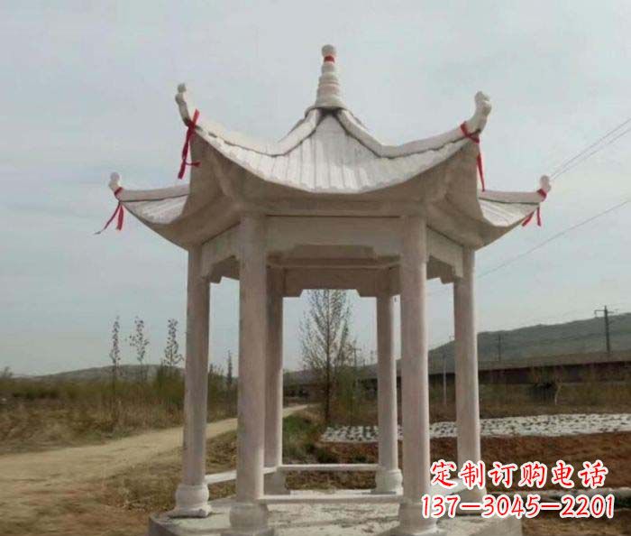 长春凉亭雕塑定制--领雕塑
