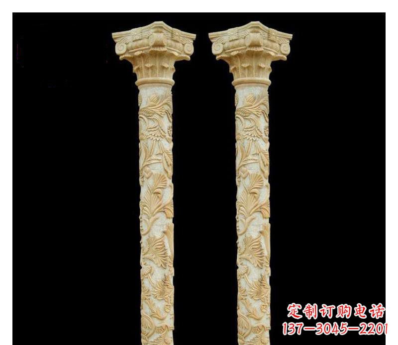 长春罗马柱砂岩柱子石雕