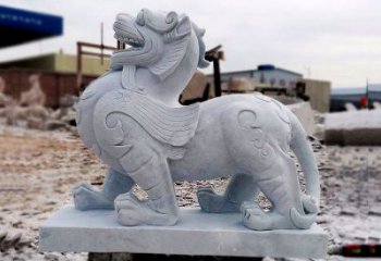 长春汉白玉狴犴石雕