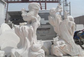 长春中领雕塑，打造古典唯美的汉白玉公鸡雕塑