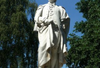 长春汉白玉歌德雕像