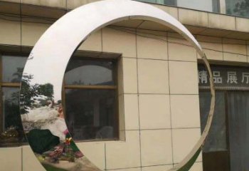长春完美的不锈钢圆环雕塑