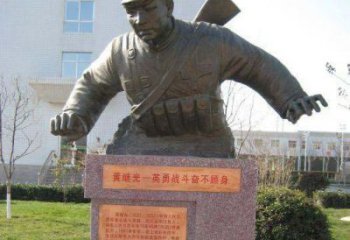 长春精美黄继光铜雕，品质保证