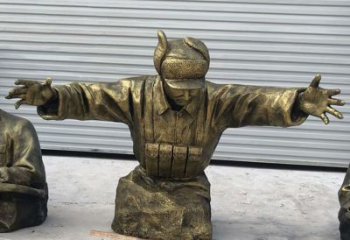 长春黄继光铜雕是由中领雕塑定制的精致作品。中…