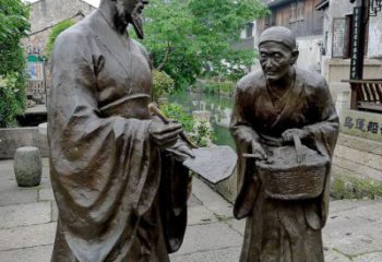 长春经典雕塑：王羲之情景小品