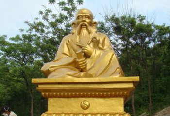长春拥有传统文化精髓的老子铜雕