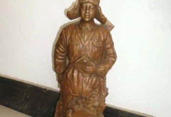 长春纪念雷锋的精美铜雕